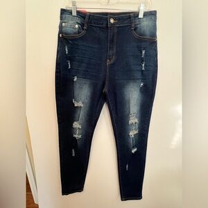 JEANS BRAND WOMEN’S JEANS SIZE 16. DARK INDIGO NWT